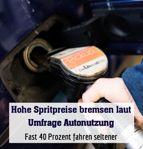 Fast 40 Prozent fahren seltener