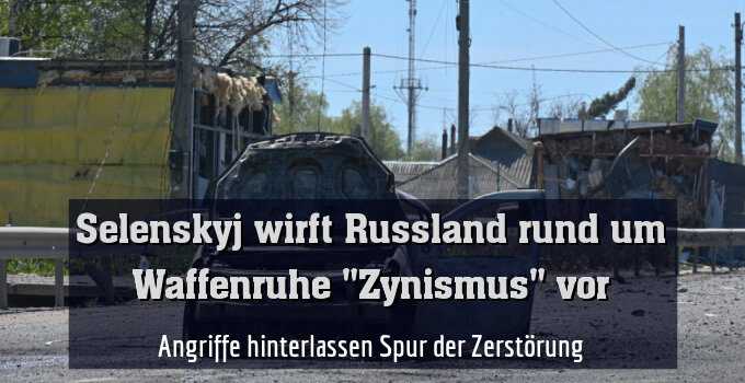 Angriffe hinterlassen Spur der Zerstörung