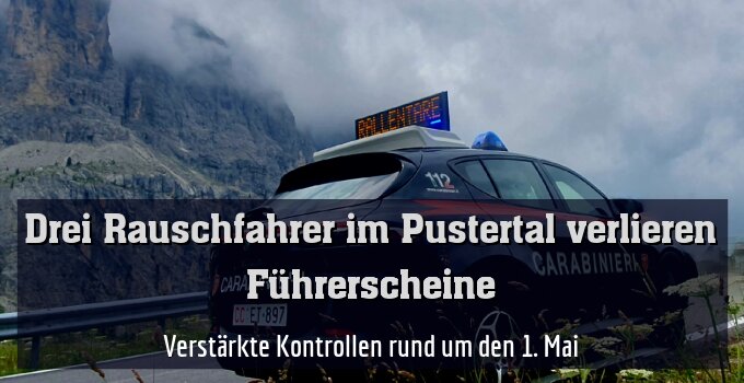 Verstärkte Kontrollen rund um den 1. Mai