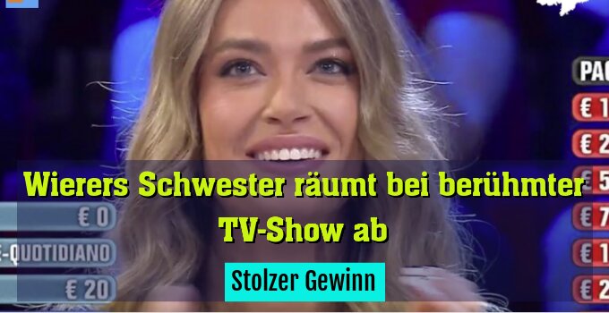 Stolzer Gewinn