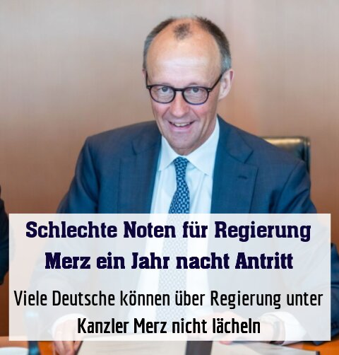 Viele Deutsche können über Regierung unter Kanzler Merz nicht lächeln