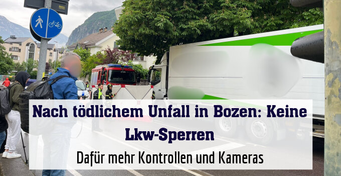 Dafür mehr Kontrollen und Kameras