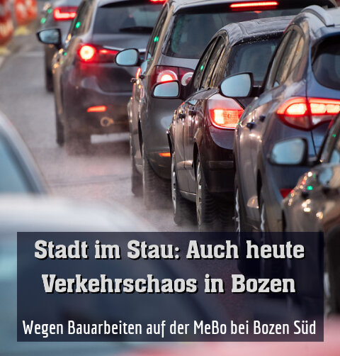 Wegen Bauarbeiten auf der MeBo bei Bozen Süd