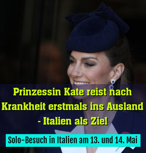 Solo-Besuch in Italien am 13. und 14. Mai