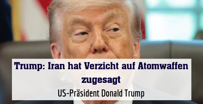 US-Präsident Donald Trump