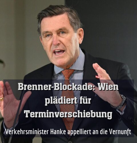 Verkehrsminister Hanke appelliert an die Vernunft