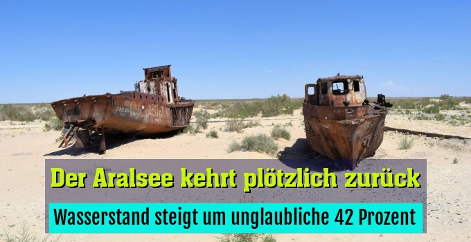 Wasserstand steigt um unglaubliche 42 %