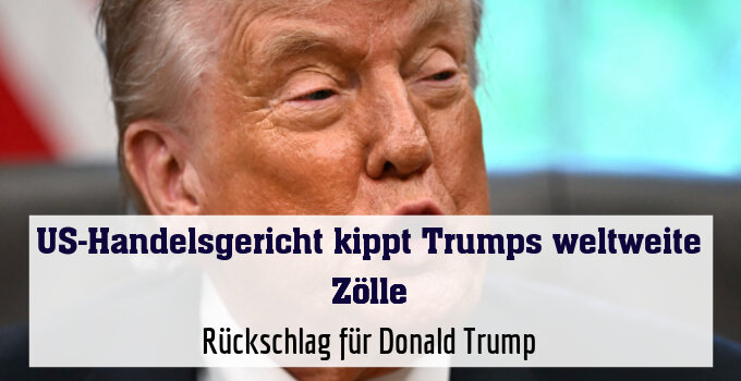 Rückschlag für Donald Trump