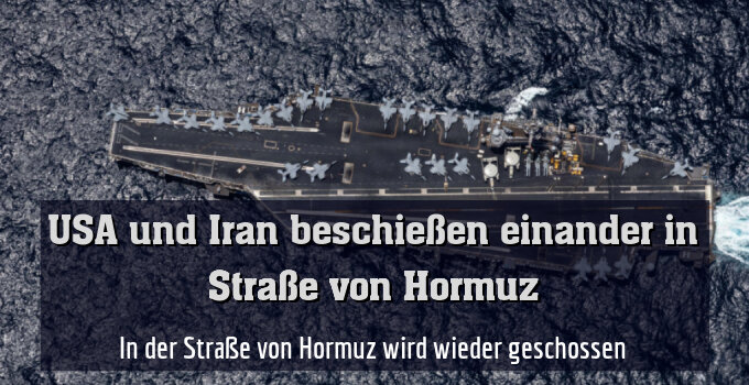 In der Straße von Hormuz wird wieder geschossen