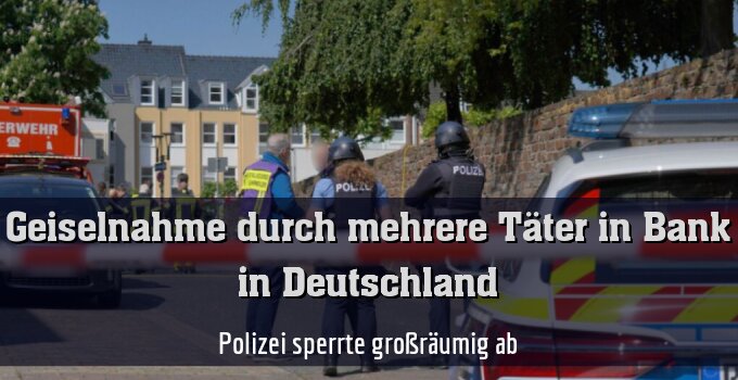 Polizei sperrte großräumig ab