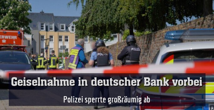 Polizei sperrte großräumig ab