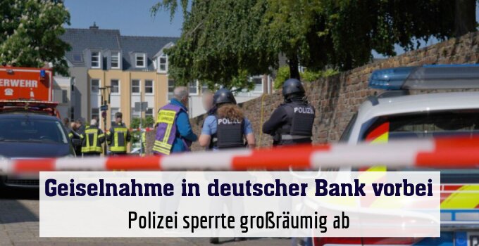 Polizei sperrte großräumig ab