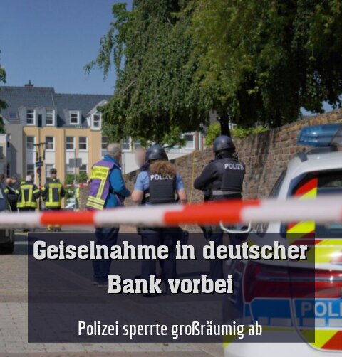 Polizei sperrte großräumig ab