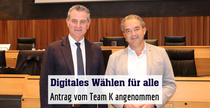 Antrag vom Team K angenommen