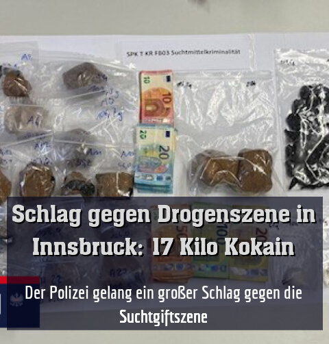Der Polizei gelang ein großer Schlag gegen die Innsbrucker Drogenszene