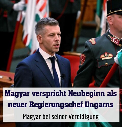 Magyar bei seiner Vereidigung