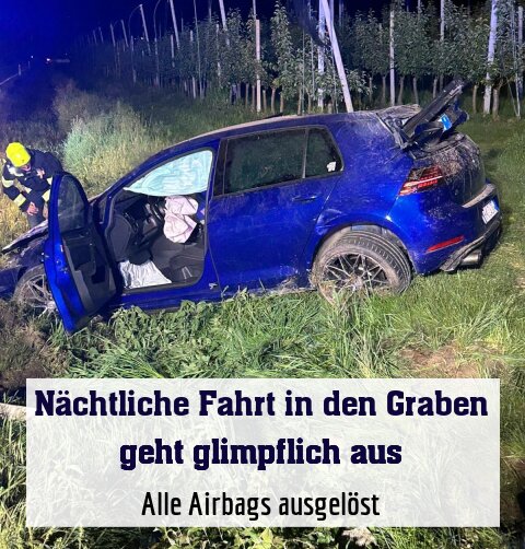 Alle Airbags ausgelöst
