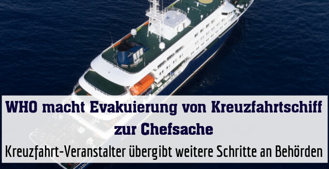 Kreuzfahrt-Veranstalter übergibt weitere Schritte an Behörden