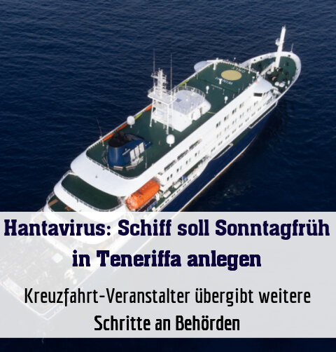 Kreuzfahrt-Veranstalter übergibt weitere Schritte an Behörden
