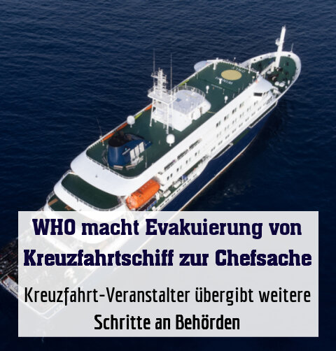 Kreuzfahrt-Veranstalter übergibt weitere Schritte an Behörden