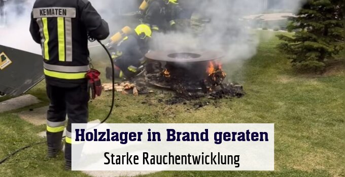 Starke Rauchentwicklung