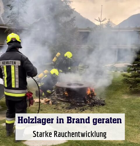 Starke Rauchentwicklung