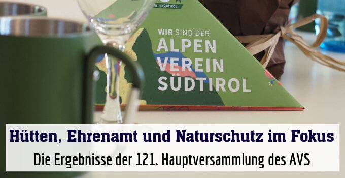 Die Ergebnisse der 121. Hauptversammlung des AVS