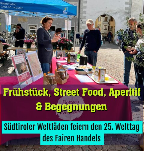 Südtiroler Weltläden feiern den 25. Welttag des Fairen Handels