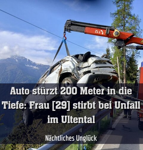 Nächtliches Unglück