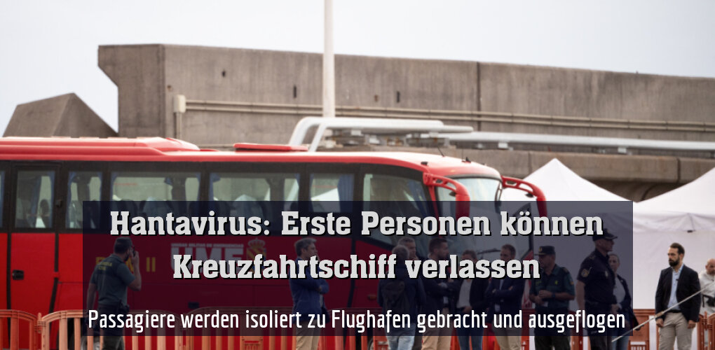 Passagiere werden isoliert zu Flughafen gebracht und ausgeflogen