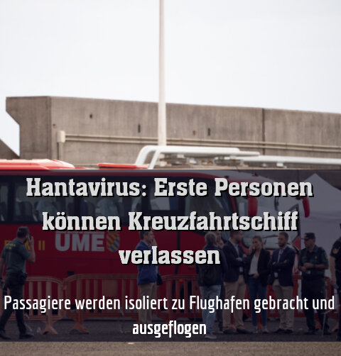 Passagiere werden isoliert zu Flughafen gebracht und ausgeflogen