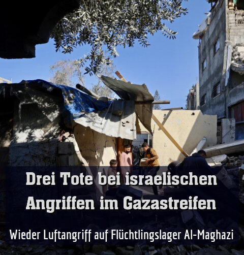 Wieder Luftangriff auf Flüchtlingslager Al-Maghazi (Archivbild)