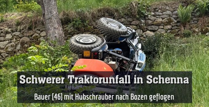 Bauer [46] mit Hubschrauber nach Bozen geflogen