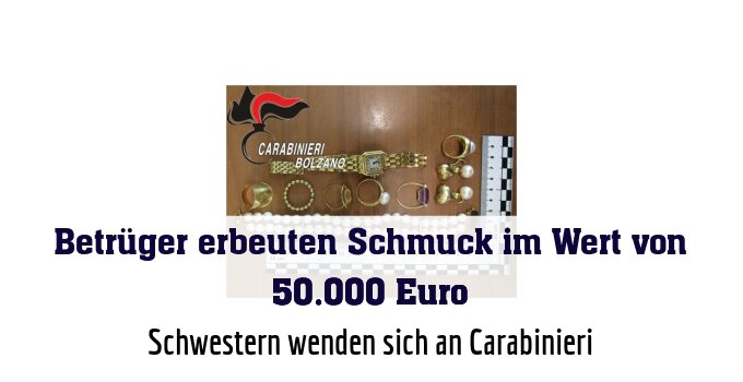 Schwestern wenden sich an Carabinieri