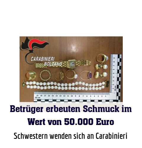 Schwestern wenden sich an Carabinieri