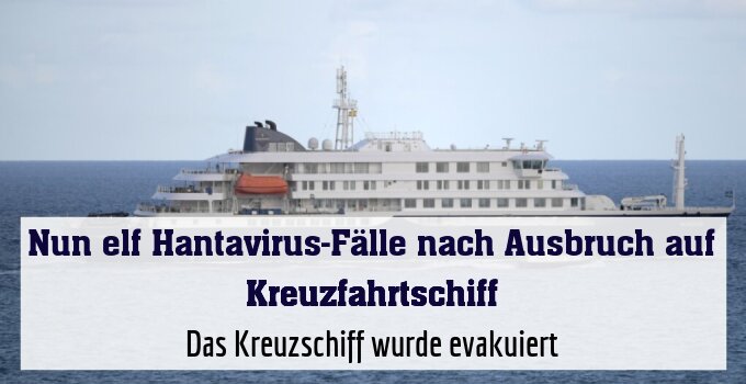 Das Kreuzschiff wurde evakuiert