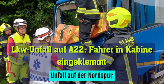 Unfall auf der Nordspur