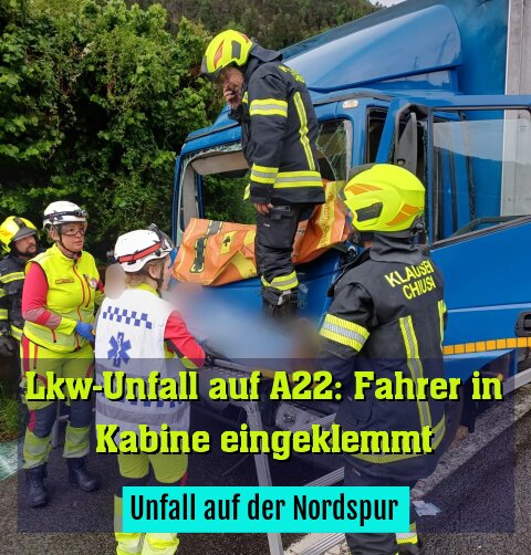 Unfall auf der Nordspur