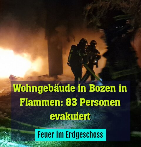 Feuer im Erdgeschoss