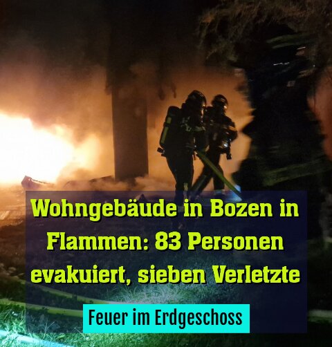 Feuer im Erdgeschoss