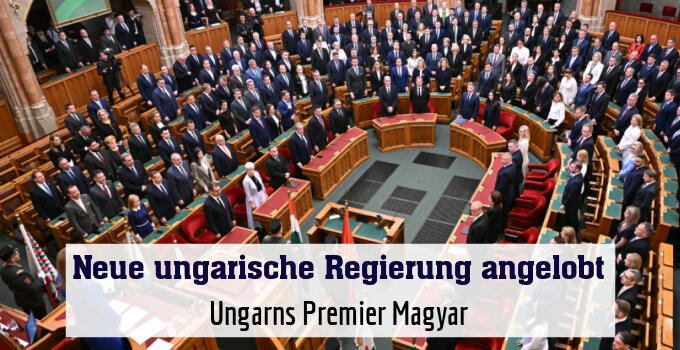 Kabinett von Péter Magyar trat einen Monat nach Wahlsieg Amt an