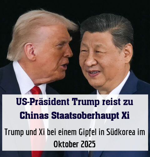 Trump und Xi bei einem Gipfel in Südkorea im Oktober 2025