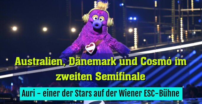 Auri - einer der Stars auf der Wiener ESC-Bühne