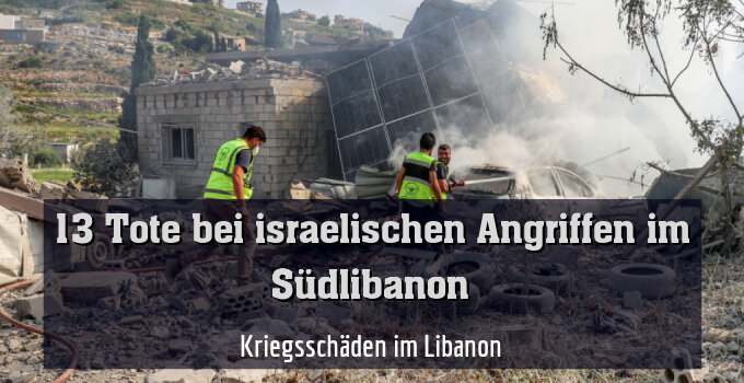 Kriegsschäden im Libanon