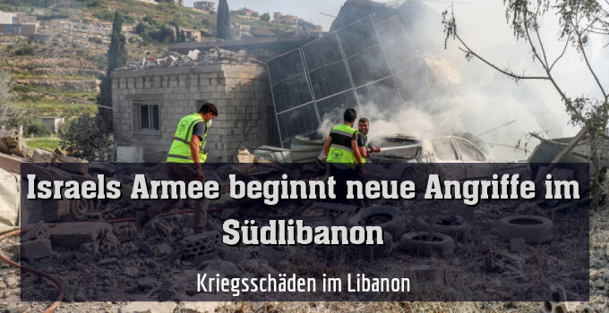 Kriegsschäden im Libanon