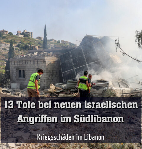 Kriegsschäden im Libanon