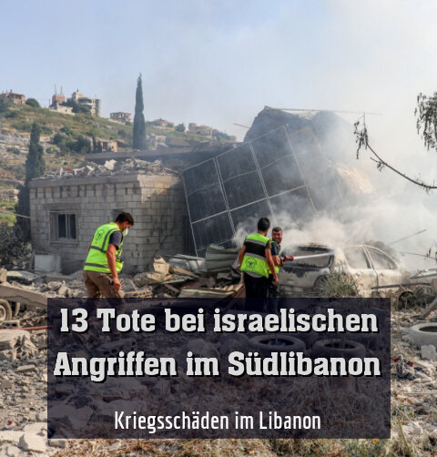 Kriegsschäden im Libanon
