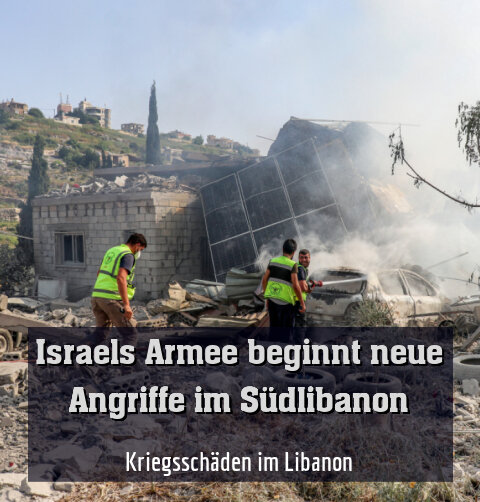 Kriegsschäden im Libanon