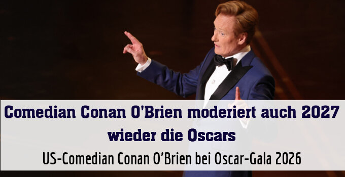 US-Comedian Conan O'Brien bei Oscar-Gala 2026