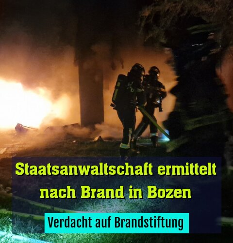 Verdacht auf Brandstiftung